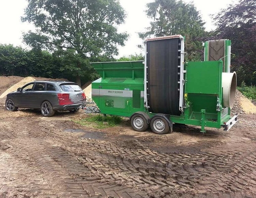 2.2T-18T Op maat gemaakt Rotary Drum Trommel Screen Topsoil Screener met Best en Service