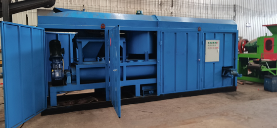 Coal Breeze Briquette Roller Press voor balkussens en vierkante houtskool in blauw ontwerp