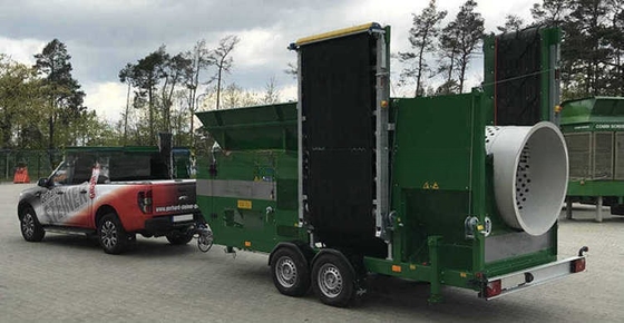 2.2T-18T Op maat gemaakt Rotary Drum Trommel Screen Topsoil Screener met Best en Service