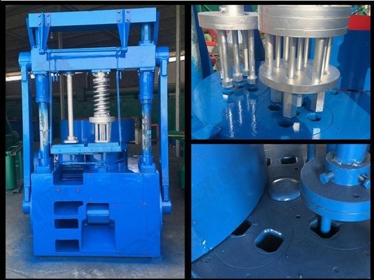 AC Motor Filippijnen steenkool Turf Kokosnoten Schelp Verkoolde houtskool Punch Press Briquette Machine