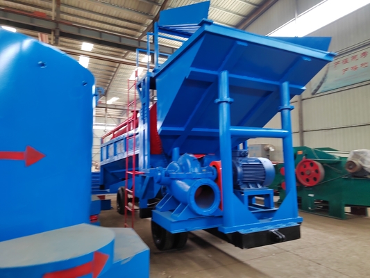Op maat gemaakte Alluviale Goud Diamant Wassen Plant Mobiele Mijnbouw Separatie Apparatuur