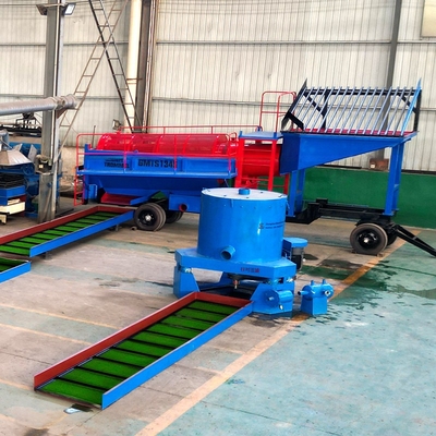 Alluviaal goudsandseparator trommel machine wasinstallatie met industriële standaard