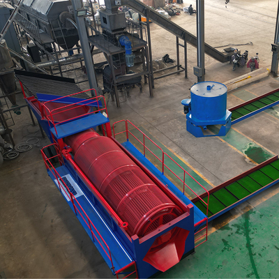 Alluviaal goudsandseparator trommel machine wasinstallatie met industriële standaard