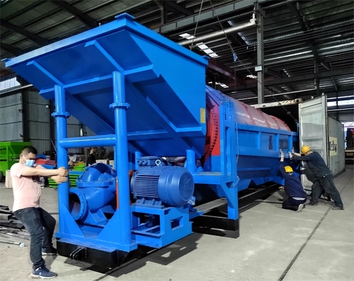 Alluviaal goudsandseparator trommel machine wasinstallatie met industriële standaard