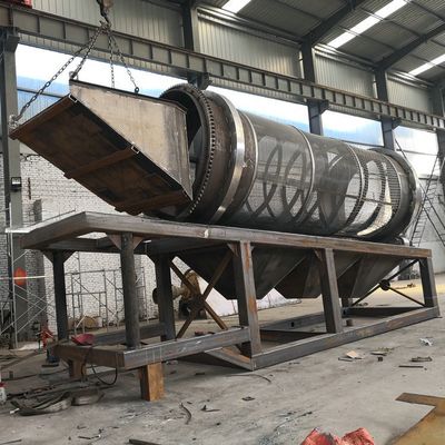 Energy Mining Mobile Rotary Wood Chip Screen met en minder dan 300 mm voedingsgrootte