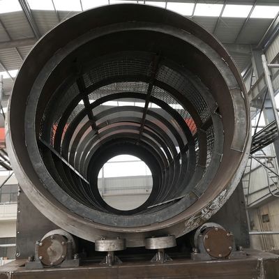 Energy Mining Mobile Rotary Wood Chip Screen met en minder dan 300 mm voedingsgrootte