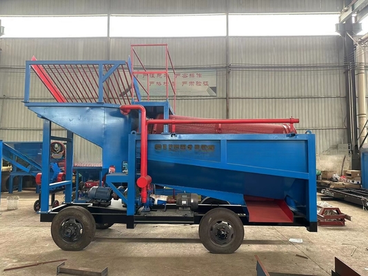 Doppelscherm Alluviaal Goudmijnbouw Trommel Separator voor en Multiple Material Output