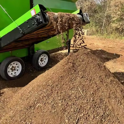 2-3 lagen 30m3/h mobiele trommelscherm voor grindcompost varkens- en schapenmest