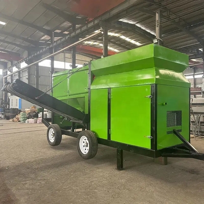 2-3 lagen 30m3/h mobiele trommelscherm voor grindcompost varkens- en schapenmest