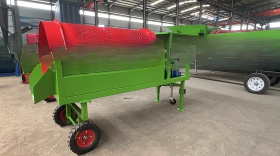 Kleinschalige grindcompost Varkens- en schapenmest Hoog screeningsefficiëntie Mobiele trommel