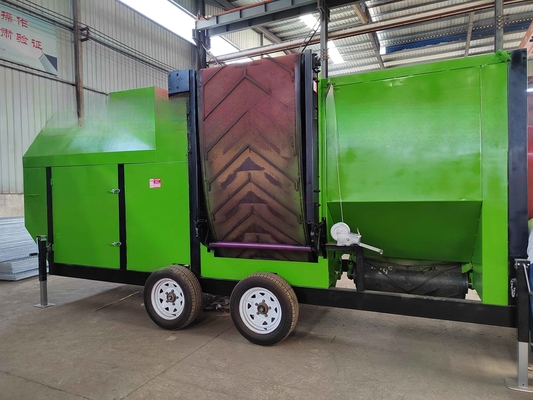 Mobiele trommelgrens voor het scheiden van stenen in 60m3/h, compost, bovengrond en mest van schapen/koeien