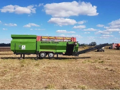 Functie Screening Mobiele trommelgrens voor het scheiden van compost en grind