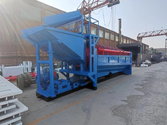 Alluviaal en Rock Gold Wash Machine Processing System met 8000*2200*4000 afmetingen