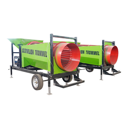 mobiele houtsplinten zeefscherm en kleine compost organische meststof zeefmachine