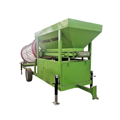 mobiele houtsplinten zeefscherm en kleine compost organische meststof zeefmachine