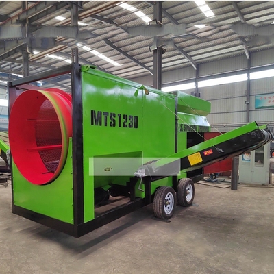 Verbeter uw compost met 3-30KW Power Automatic Rotary Compost Sieving Machine