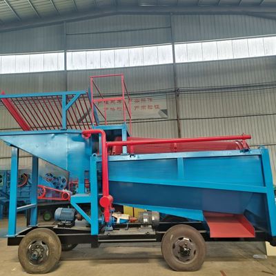 30-50t/h Energie-mijnbouw Trommel schermapparatuur voor het wassen en scheiden van goud Bron