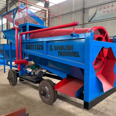 30-50t/h Energie-mijnbouw Trommel schermapparatuur voor het wassen en scheiden van goud Bron