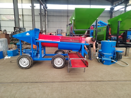 Goudseparator met dieselinstallatie en technische begeleiding