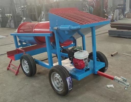 Draagbare goudmijnbouwapparatuur mobiele mini-goudwasmachine en wasinstallatie