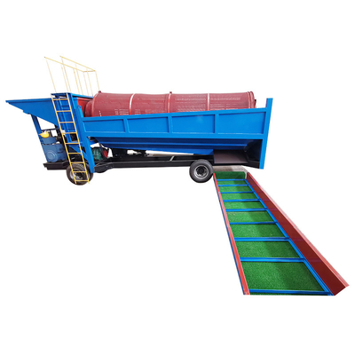 Gravity Separator Alluvial Gold Washing Plant Trommel Screen voor de scheiding van mijnbouw