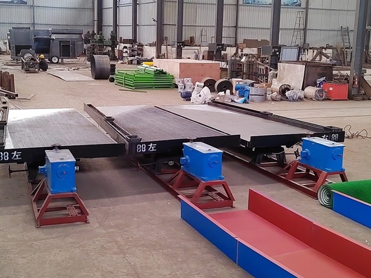 Efficiënt verzamelen van goud Mineraal Separatie Lab Draagbare Mini Gold 6S Shaking Table