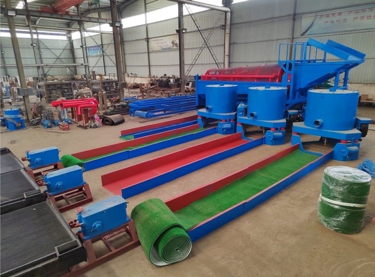380 KG minerale scheiding gerecycled water goud sluis doos ingesteld voor een hoog herstelpercentage