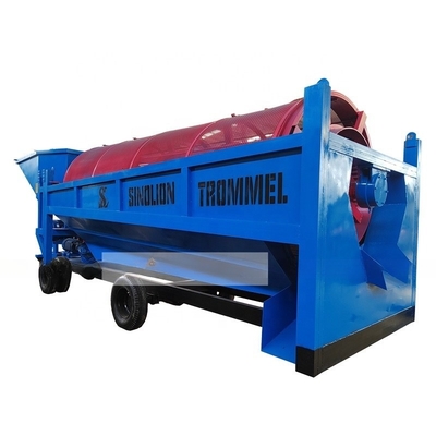 Mobiele Trommel Screen Mineral Gold Diamond Wasmachine met een capaciteit van 80-150 t/h
