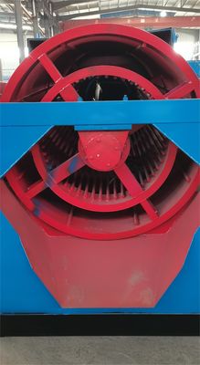 50 t/h capaciteit mobiele stalen trommelscreeningsplaats voor het zeven van goud in het mijnbouwproces