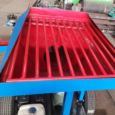 Kleine capaciteit 10 ton mobiele goudsandseparator mijnbouw trommel schermwasinstallatie