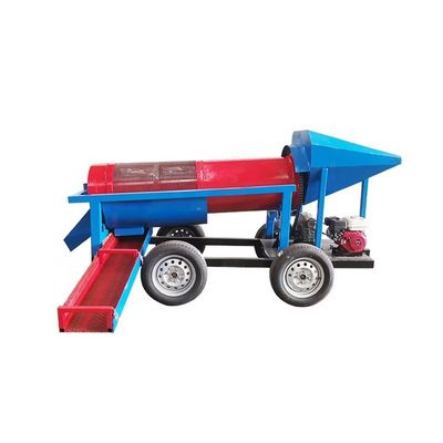 Mobiele goudmijntrommel scherm 5-10 ton Alluvial Plant met aanpassingsmogelijkheden