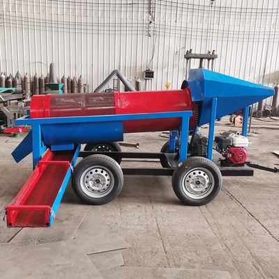 Mobiele goudsandseparatoren Mijnbouw Trommelmachines Wasinstallatie voor goudseparatie