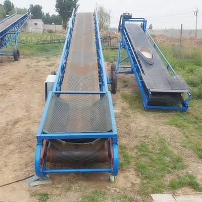 6MPA-25MPA treksterkte mobiele bandtransportband voor het vervoer van zwaar materiaal