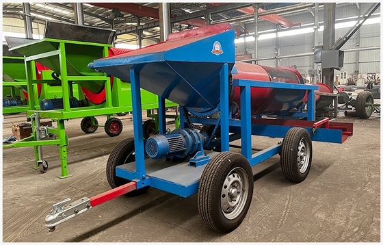 Stalen plaat perforatie gat industriële mijnbouwmachines trommel scherm voor goud scheiden