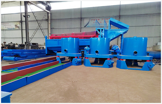 Mobiele goudtrommel scherm Alluviaal zand diamant scheidingsaanleg met 98% efficiëntie