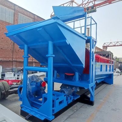 30-150 ton per uur Capaciteit Energie-mijnbouw Mobiele goudtrommel schermwasmachine