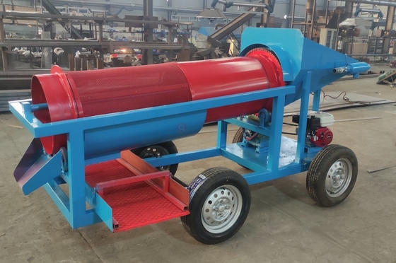 Mini Gold Wash Plant Gold Wassen Trommel Screen Apparatuur 5-10TPH Op maat gemaakt