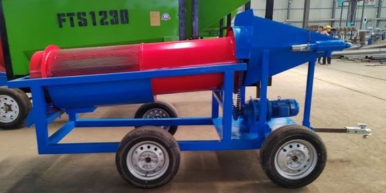 Gemakkelijk te bedienen goudmijnbouwplan 5-10t/h Kleine goudwasmachine Mini Gold Trommel