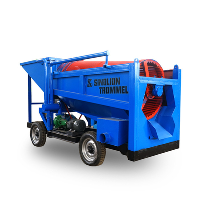 10-30TPH Goudverwerkingsinstallatie Wasinstallatie met goudmijnbouw Trommel Screen Machine