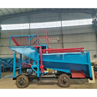 2000 kg capaciteit draagbare trommelgoudwasmachine voor kleine goudverwerking