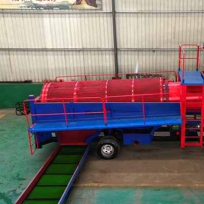 200 Tph Alluvial Gold Trommel Washing Plant met diamantmijnbouwapparatuur in Ghana