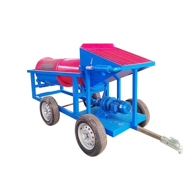 1.5 Kw Mini Trommel Plans Kleine goudtrommelwasinstallatie 600 kg Geschikt voor alluviaal goud