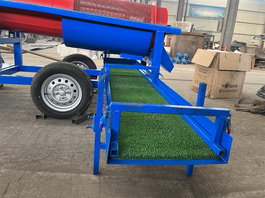 620 KG Gold Mining Trommel Machine Voedingsgrootte Minder dan 300 mm Draagbaar