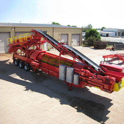 220V/380V Spanning Sand Gold Mine Wassen Trommel Screen Machine met eenvoudige bediening