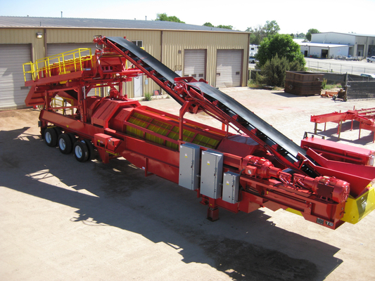 220V/380V Spanning Sand Gold Mine Wassen Trommel Screen Machine met eenvoudige bediening