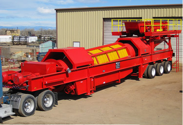 3000*1000*1800mm mobiele alluviale goudwinning trommel scrubber voor mijnbouwconcentratie