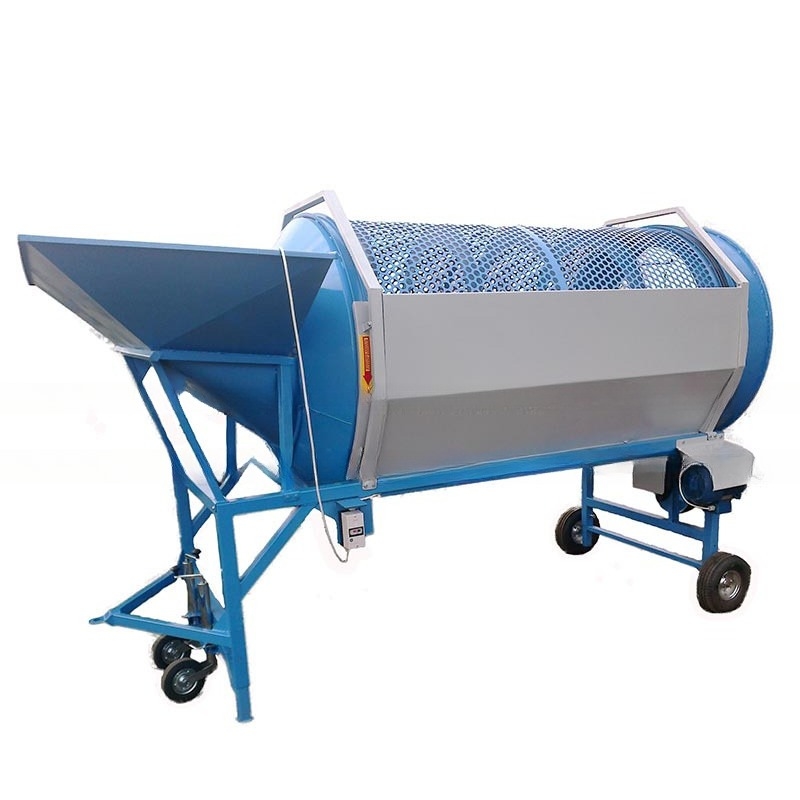 Mobiele soorten grondcomposttrommel-screener en voor het screenen van organische meststoffen