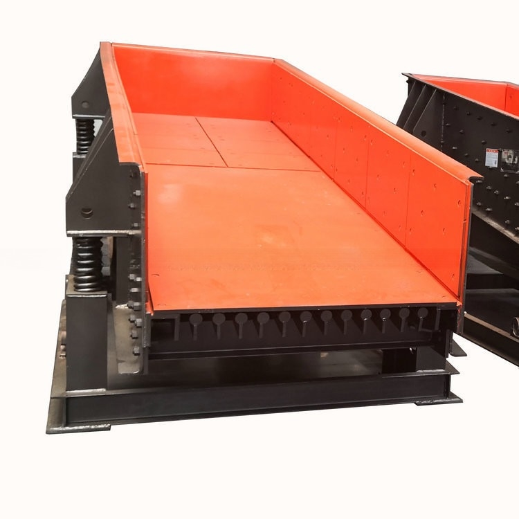 Elektromotor Automatische draaibare Grizzly Vibrating Feeder voor Stone Sand Crushing Plant