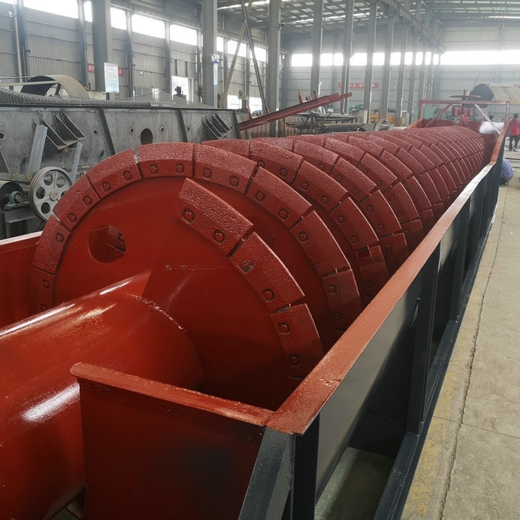 Spiraalvormige zandwasmachine met mijnschroef voor het wassen van silica-zand