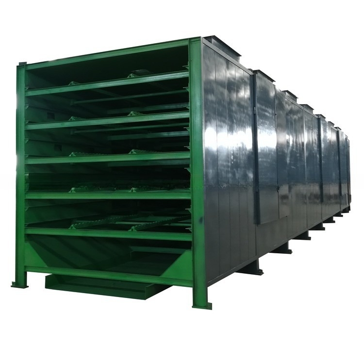 Barvorm Droog materiaal Steenkool briketten Continuous Production Conveyor Mesh Belt Dryer